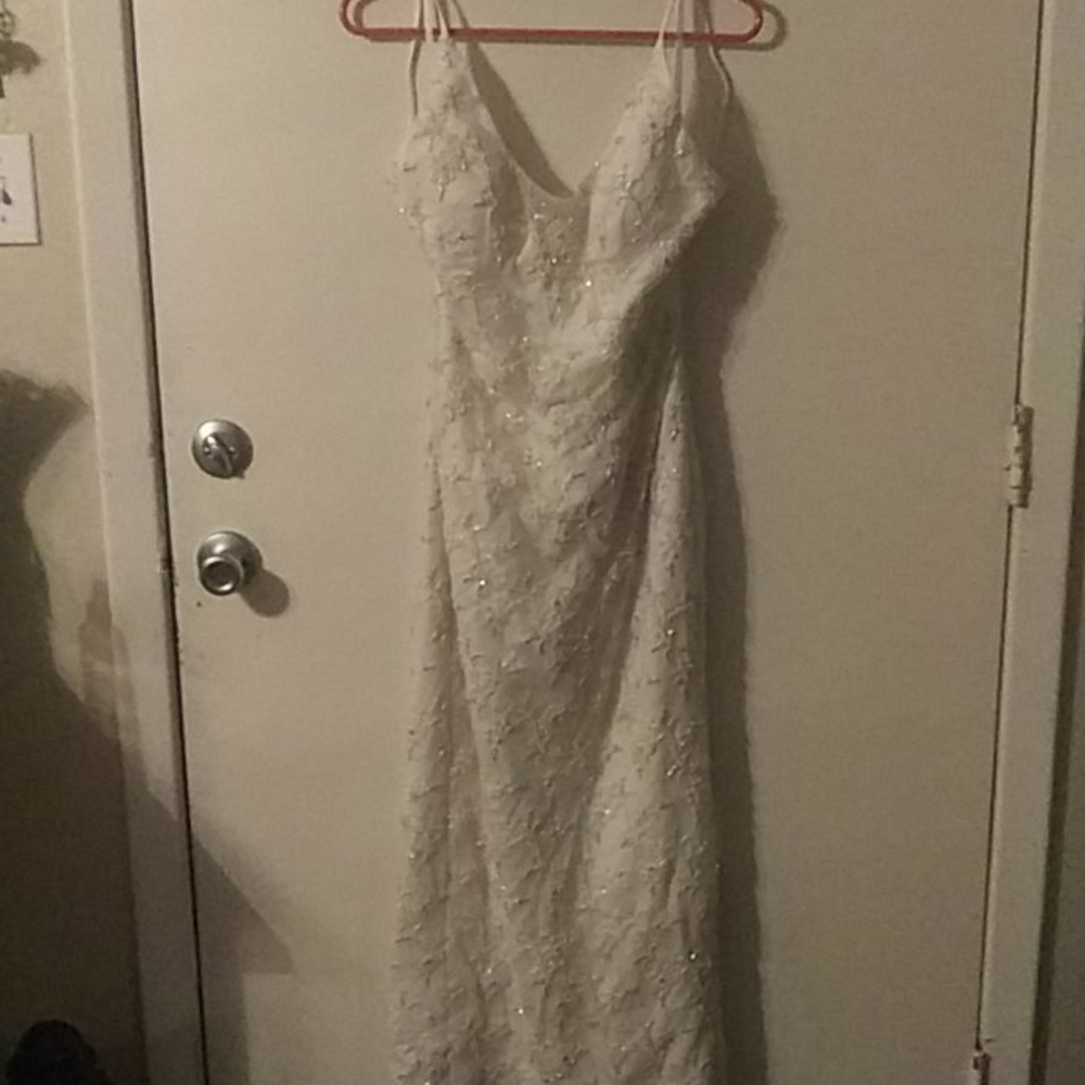 COPY - White dress with beads